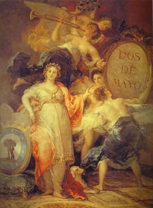 Francisco Jose de Goya Allegory of the City of Madrid.